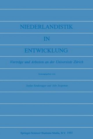 Knjiga Niederlandistik in Entwicklung Stefan Sonderegger