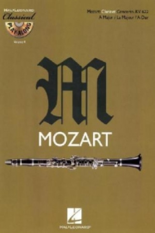 Carte CLARINET CONCERTO IN A MAJOR KV 622 Wolfgang Amadeus Mozart