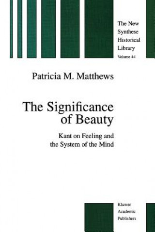 Buch Significance of Beauty P. M. Matthews