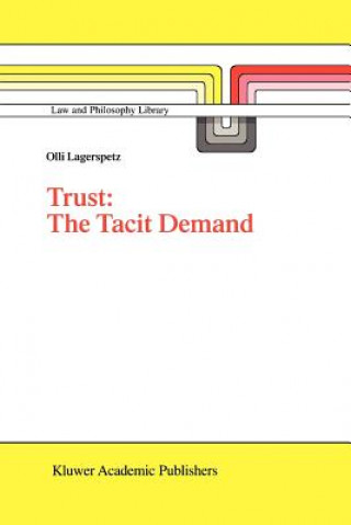 Buch Trust: The Tacit Demand Olli Lagerspetz