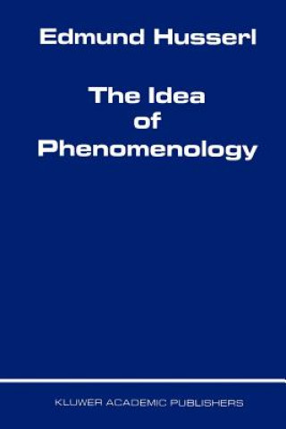 Book Idea of Phenomenology Edmund Husserl