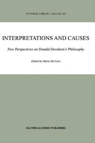 Knjiga Interpretations and Causes Mario De Caro