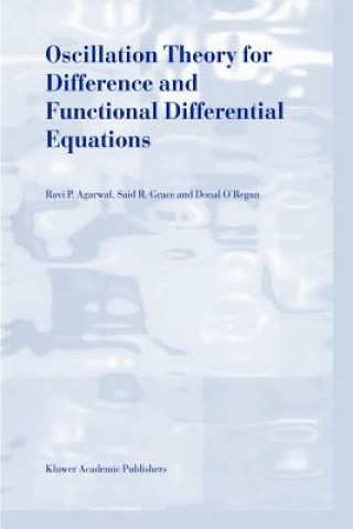 Kniha Oscillation Theory for Difference and Functional Differential Equations R. P. Agarwal