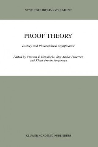 Könyv Proof Theory Vincent F. Hendricks