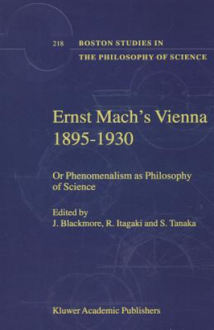 Libro Ernst Mach's Vienna 1895-1930 J. T. Blackmore