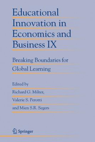 Kniha Educational Innovation in Economics and Business IX Richard G. Milter