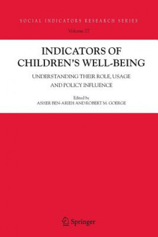 Kniha Indicators of Children's Well-Being Asher Ben-Arieh