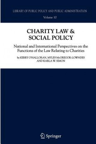 Книга Charity Law & Social Policy Kerry O'Halloran