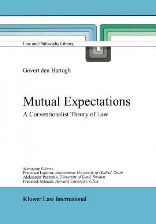 Kniha Mutual Expectations Govert Hartogh