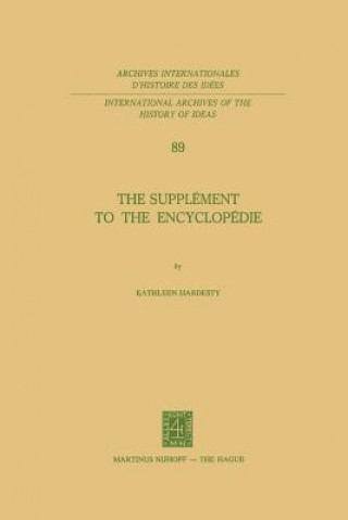 Książka Supplement to the Encyclopedie Kathleen Hardesty