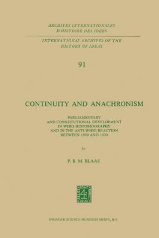 Buch Continuity and Anachronism P.B.M. Blaas