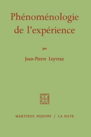 Carte Phenomenologie de L'experience J.-P. Leyvraz