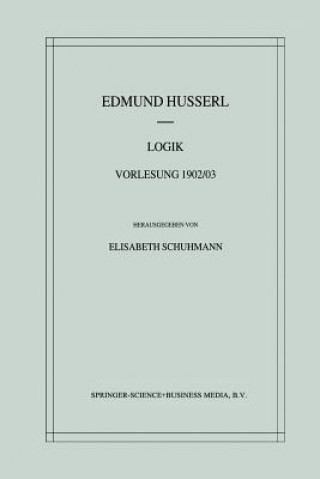 Książka Logik Edmund Husserl