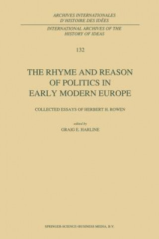 Könyv Rhyme and Reason of Politics in Early Modern Europe C. E. Harline