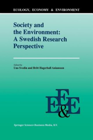 Kniha Society And The Environment: A Swedish Research Perspective Britt Hägerhäll Aniansson