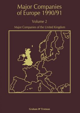 Livre Major Companies of Europe 1990/91 R. M. Whiteside