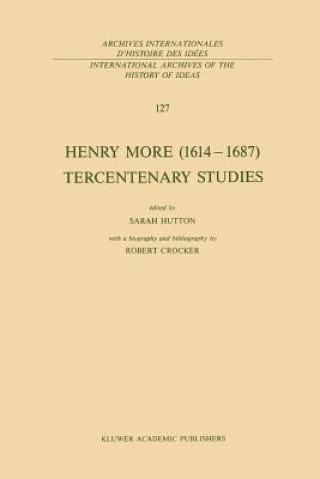 Kniha Henry More (1614-1687) Tercentenary Studies S. Hutton