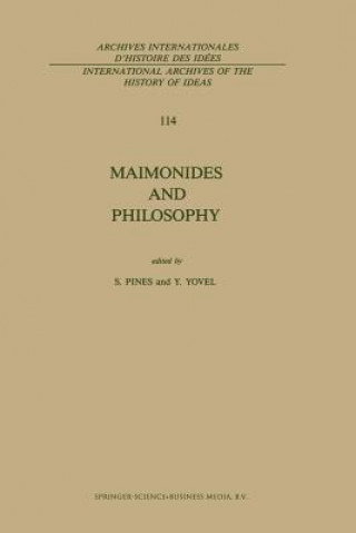 Книга Maimonides and Philosophy S. Pines