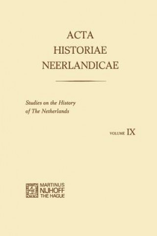 Buch Acta Historiae Neerlandicae IX R. Baetens