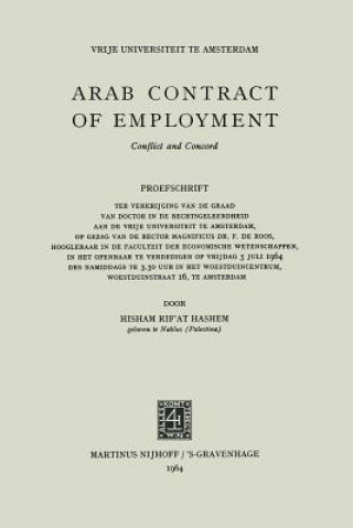 Libro Arab Contract of Employment Hisham Rif'at Hashem