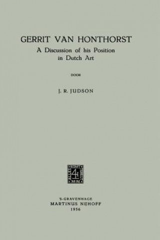 Libro Gerrit Van Honthorst Jay Richard Judson