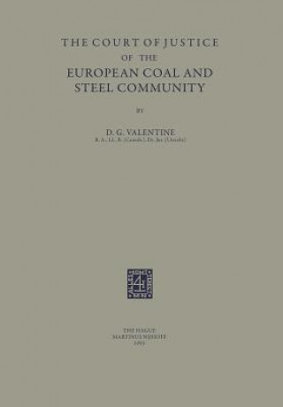 Carte Court of Justice of the European Coal and Steel Community Donald Gr. Valentine