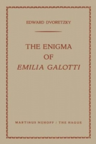 Buch Enigma of Emilia Galotti Edward Dvoretzky