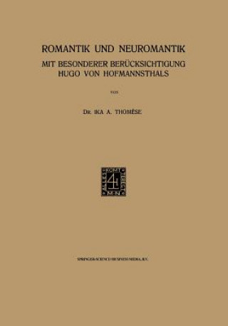 Könyv Romantik Und Neuromantik Ika A. Thomese