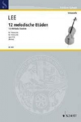 Tiskovina 12 melodische Etüden Sebastian Lee