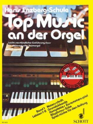 Kniha Top Music an der Orgel. Bd.1 Hans Enzberg