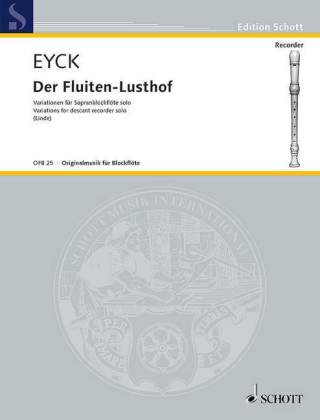 Nyomtatványok Der Fluiten-Lusthof, Variationen für Sopran-Blockflöte Jakob van Eyck