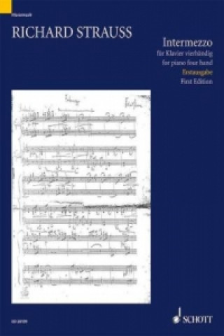 Tlačovina Intermezzo F-Dur Richard Strauss