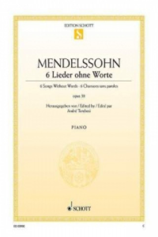 Nyomtatványok 6 Lieder ohne Worte op.38, Klavier Felix Mendelssohn Bartholdy