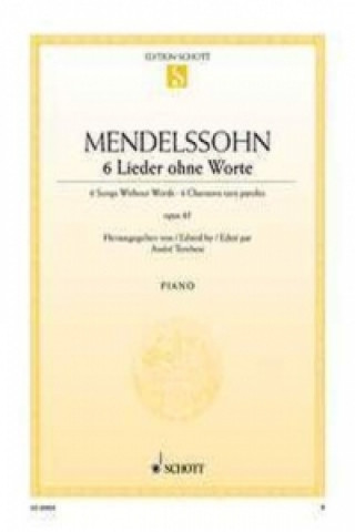 Nyomtatványok 6 Lieder ohne Worte Felix Mendelssohn Bartholdy