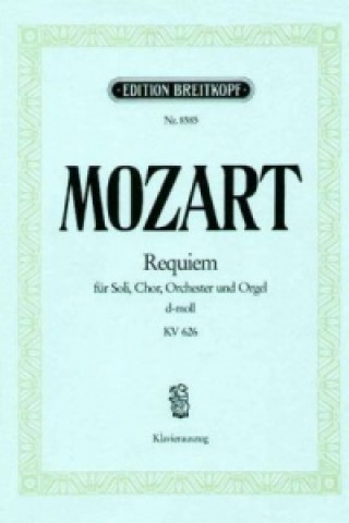 Nyomtatványok Requiem d-Moll KV 626, Klavierauszug Wolfgang Amadeus Mozart