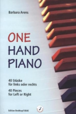 Materiale tipărite One Hand Piano Barbara Arens