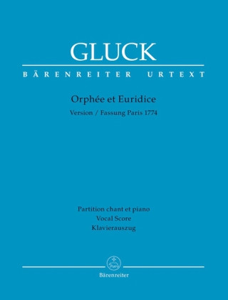 Nyomtatványok Orphée et Euridice (Pariser Fassung 1774), Klavierauszug Christoph Willibald Gluck