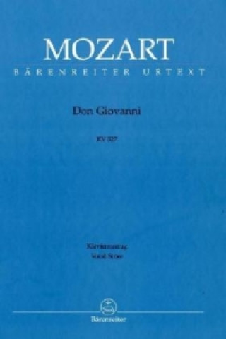 Nyomtatványok Don Giovanni KV 527, Text Deutsch-Italienisch, Klavierauszug Wolfgang Amadeus Mozart