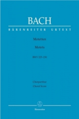 Tlačovina Motetten BWV 225-230, Partitur Johann Sebastian Bach