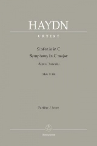 Tlačovina Sinfonie Nr. 48 in C-Dur "Maria Theresia", Partitur Joseph Haydn