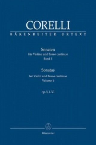 Nyomtatványok Sonaten für Violine und Basso continuo Opus V. Bd.1 Arcangelo Corelli