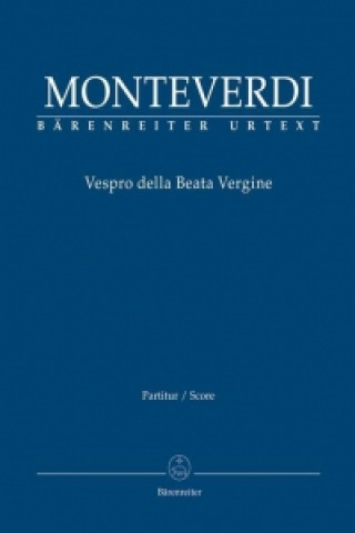 Materiale tipărite Vespro della Beata Vergine, Partitur Claudio Monteverdi