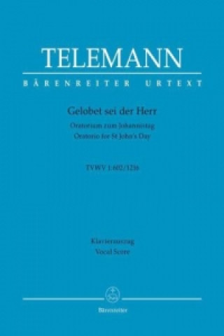 Nyomtatványok Gelobet sei der Herr, der Gott Israel TVWV 1:602/1216, Klavierauszug Georg Philipp Telemann
