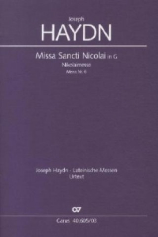 Buch Missa Sancti Nicolai (Klavierauszug) Joseph Haydn