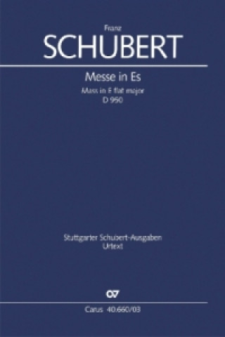 Kniha Messe in Es (Klavierauszug) Franz Schubert