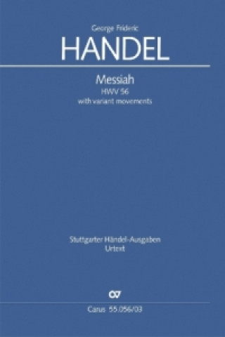 Materiale tipărite Der Messias HWV 56, Klavierauszug, m. Variantensätzen Georg Friedrich Händel