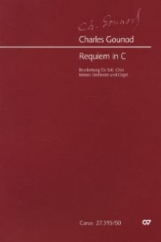 Materiale tipărite Requiem in C-Dur, Partitur Charles Gounod