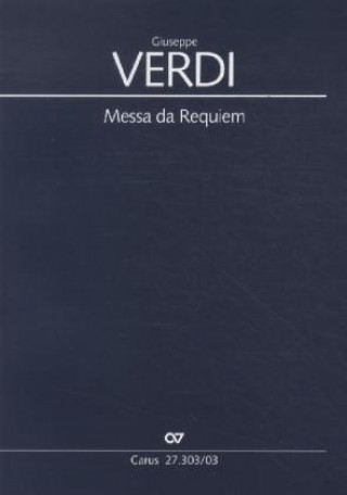 Carte Messa da Requiem (Klavierauszug) Giuseppe Verdi