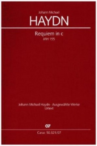 Nyomtatványok Requiem in c, Studienpartitur Johann Michael Haydn