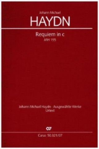 Tiskanica Requiem in c, Studienpartitur Johann Michael Haydn